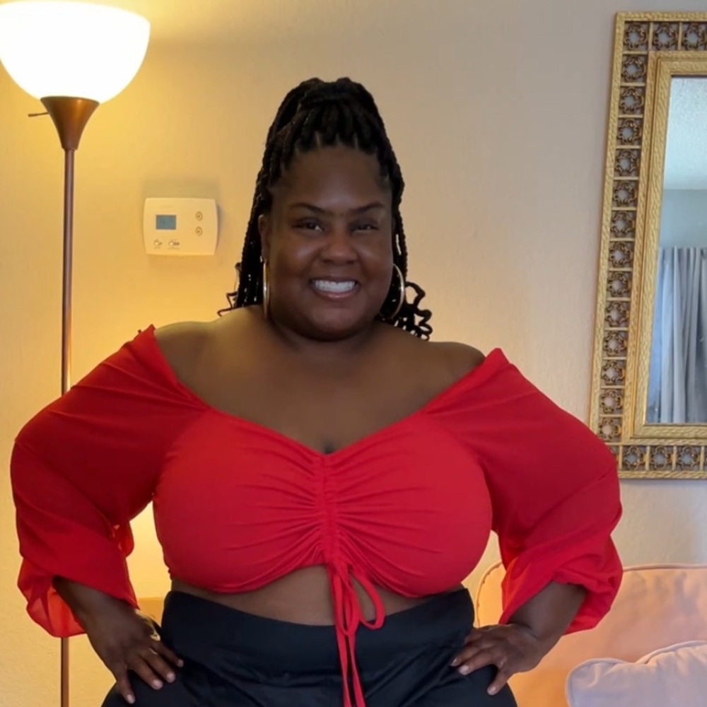Red crop Top
